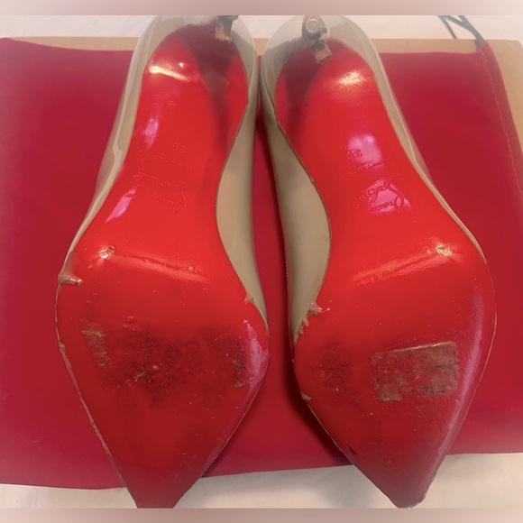 Christian Louboutin Patent Pigalle Follies 100 Pumps - Picture 5 of 7